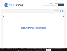 Tablet Screenshot of motorofertas.com